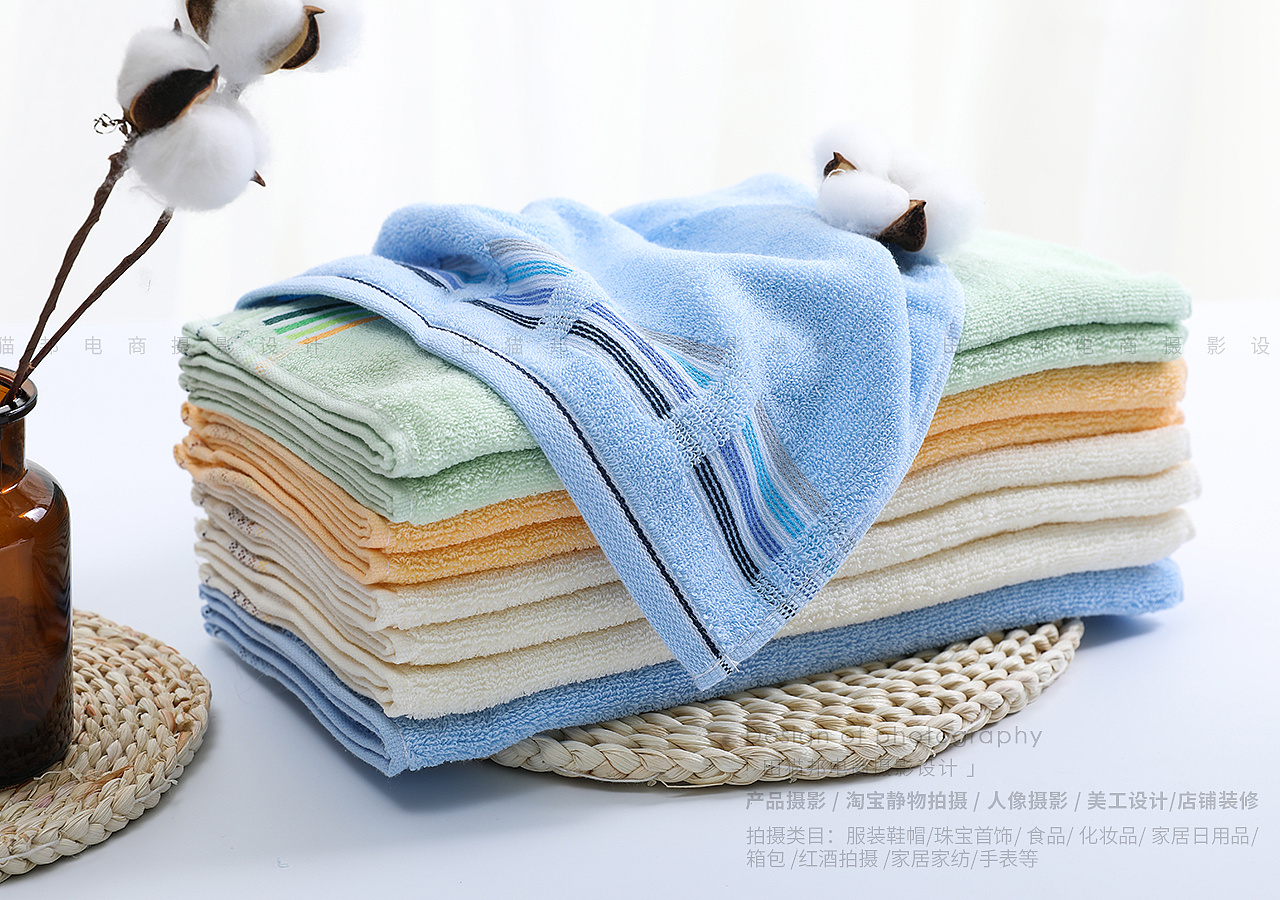 蓝色典雅，空间大气 家居用品海报背景设计指南